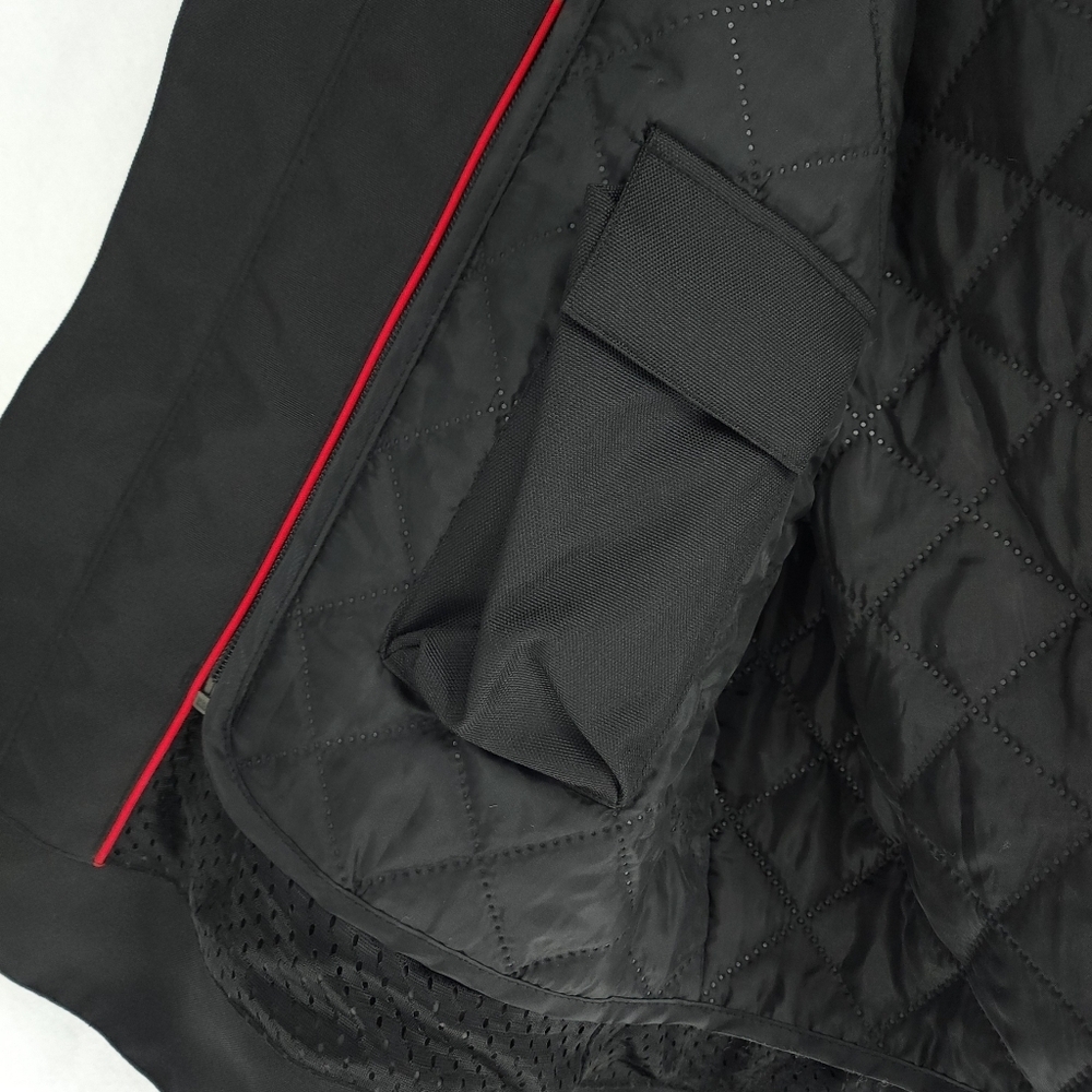 Royal Enfield Textile Waterproof Riding Motorcycle Reflective Jacket - Black - Picture 5 of 14